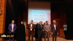 تقدیر از کارکنان دانشگاه فرهنگیان استان فارس  در مراسم تجلیل از مدیران و کارمندان نمونه  شیراز 2