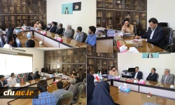 همکاران معاونت فرهنگی و اداره کل روابط عمومی  برای تبریک عید غدیر خم با حجت الاسلام دادگر دیدار کردند