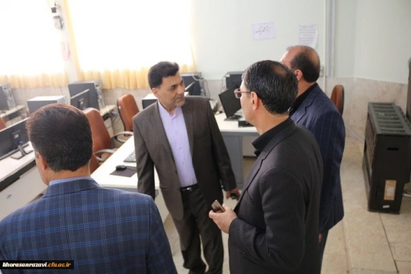 بازدید مسئولان سازمان مرکزی دانشگاه فرهنگیان کشور از دانشگاه فرهنگیان واحد شهید رجایی تربت حیدریه 2