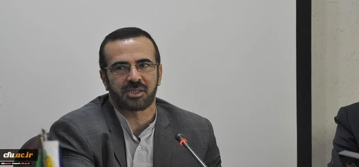 دلقندی مشاور رئیس دانشگاه و مدیرکل حراست دانشگاه فرهنگیان کشور در مراسم تکریم و معارفه مسئول حراست مدیریت امور پردیس های دانشگاه فرهنگیان خراسان رضوی 1