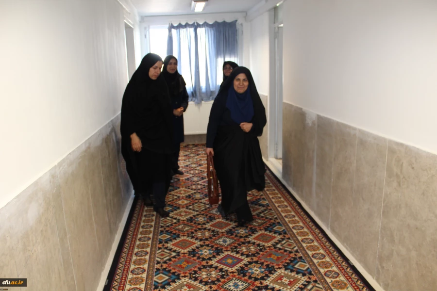 افتتاح دوسرای دانشجویی بهسازی شده دردانشگاه فرهنگیان استان قزوین توسط خانم دکتر علی نژاد معاونت دانشجویی 5