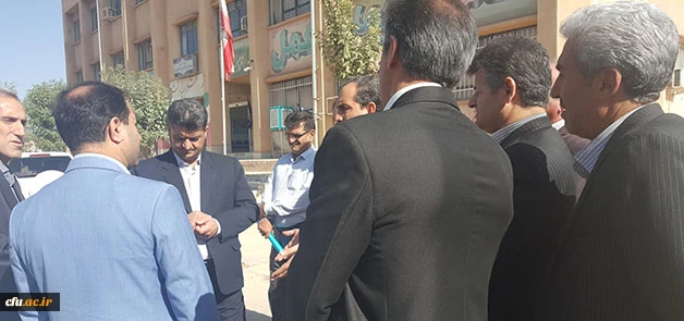 قول همکاری مسئولان استان ایلام با دانشگاه فرهنگیان استان در بازدید از پردیس شهید مدرس 3