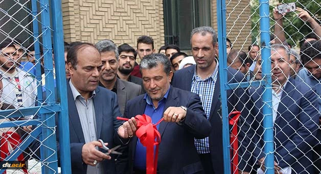 با حضور مسئولین و طی مراسمی رسمی، پروژه های عمرانی پردیس شهید مقصودی همدان افتتاح شد 2
