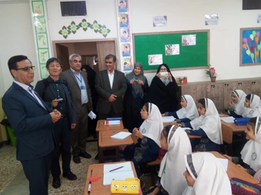 بازدید اساتید ژاپنی از مدارس ایرانی