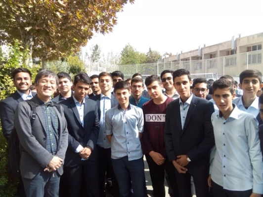 بازدید اساتید ژاپنی از مدارس ایرانی