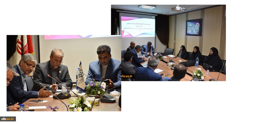 نشست دکتر محمدی معاون فرهنگی اجتماعی و مدیر کل حوزه ریاست با اساتید دانشگاه فرهنگیان خراسان جنوبی