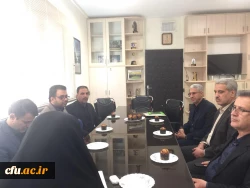 دیدار صمیمانه رییس مجمع نمایندگان و هیات همراه استان مرکزی با رئیس دانشگاه فرهنگیان و معاون دانشجویی