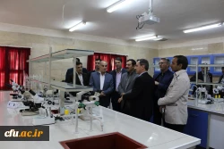 با حضور معاون توسعه و مدیریت منابع دانشگاه فرهنگیان
سالن شماره دو آزمایشگاه زیست شناسی پردیس شهید بهشتی مشهد افتتاح شد 5