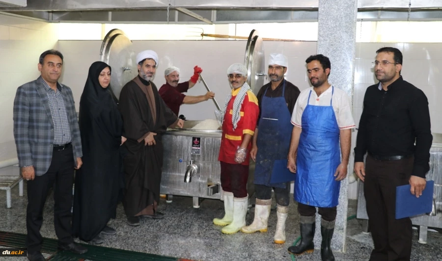 تقدیر از آشپزهای دانشگاه فرهنگیان کرمان