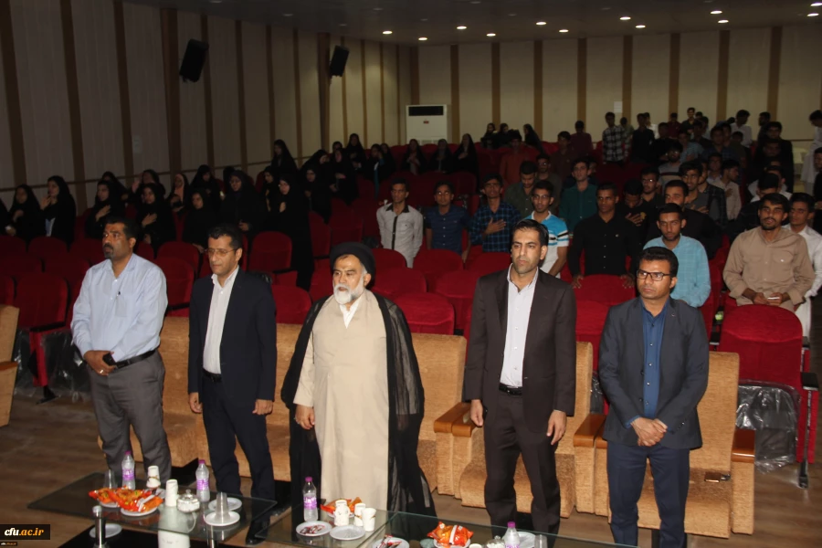 مراسم بدرقه کاروان دانشجویی پیاده روی اربعین در دانشگاه فرهنگیان هرمزگان برگزار گردید 3