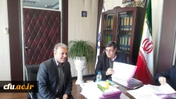 دیدار مدیر پردیس های استان خراسان جنوبی با دکتر خنیفر ریاست دانشگاه فرهنگیان  2