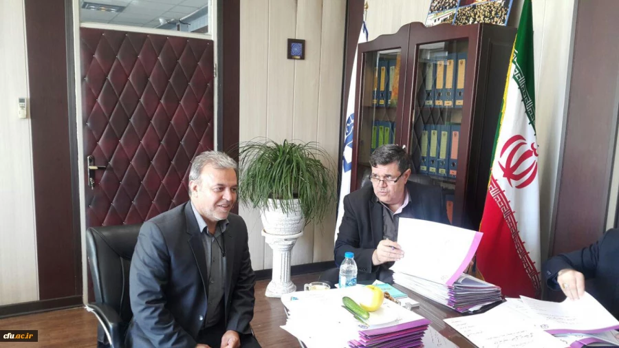 دیدار مدیر پردیس های استان خراسان جنوبی با دکتر خنیفر ریاست دانشگاه فرهنگیان  2