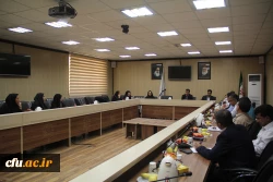 نشست هم اندیشی با اعضای هیات علمی و استادان دانشگاه فرهنگیان هرمزگان برگزار گردید 3