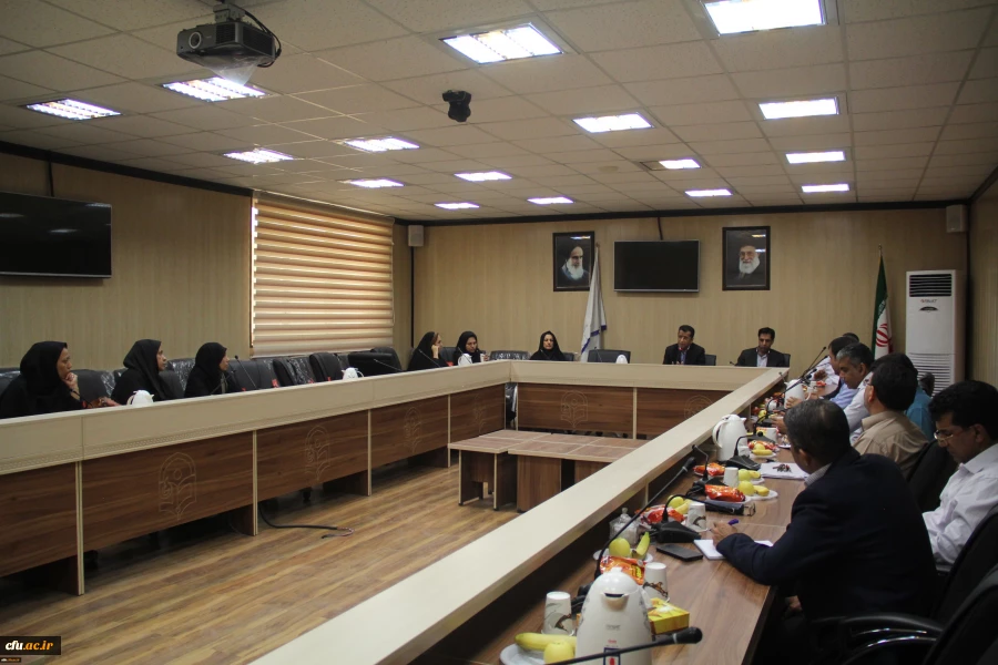 نشست هم اندیشی با اعضای هیات علمی و استادان دانشگاه فرهنگیان هرمزگان برگزار گردید 3