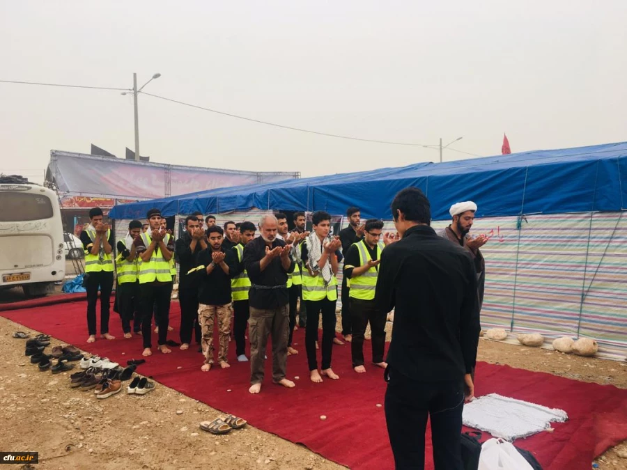 خدمت رسانی به زائران اربعین حسینی (ع) در موکب های مرزهای چذابه و شلمچه توسط دانشجومعلمان، اساتید و کارکنان دانشگاه فرهنگیان استان خوزستان