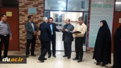 با حضور معاون طرح و برنامه و توسعه منابع دانشگاه فرهنگیان کشور:
تقدیر از پرسنل حراست(نگهبانان)پردیس بنت الهدی صدر دانشگاه فرهنگیان استان بوشهر 4