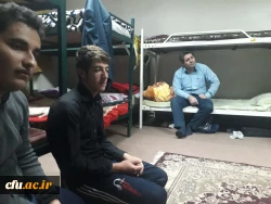 در سرای دانشجویی پردیس شهید رجایی ارومیه
گفتگوی صمیمی دکتر محمودلو سرپرست امور پردیس های آذربایجان غربی با دانشجو معلمان
 2