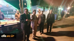 حضور دکتر علی محمدی معاون فرهنگی و اجتماعی دانشگاه فرهنگیان در مرز چذابه خوزستان