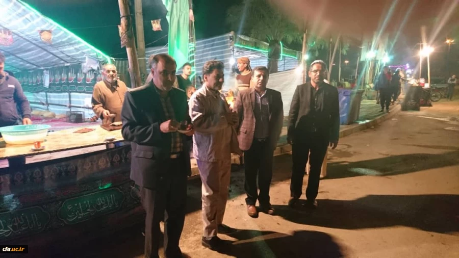 حضور دکتر علی محمدی معاون فرهنگی و اجتماعی دانشگاه فرهنگیان در مرز چذابه خوزستان