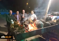 حضور دکتر علی محمدی معاون فرهنگی و اجتماعی دانشگاه فرهنگیان در مرز چذابه خوزستان