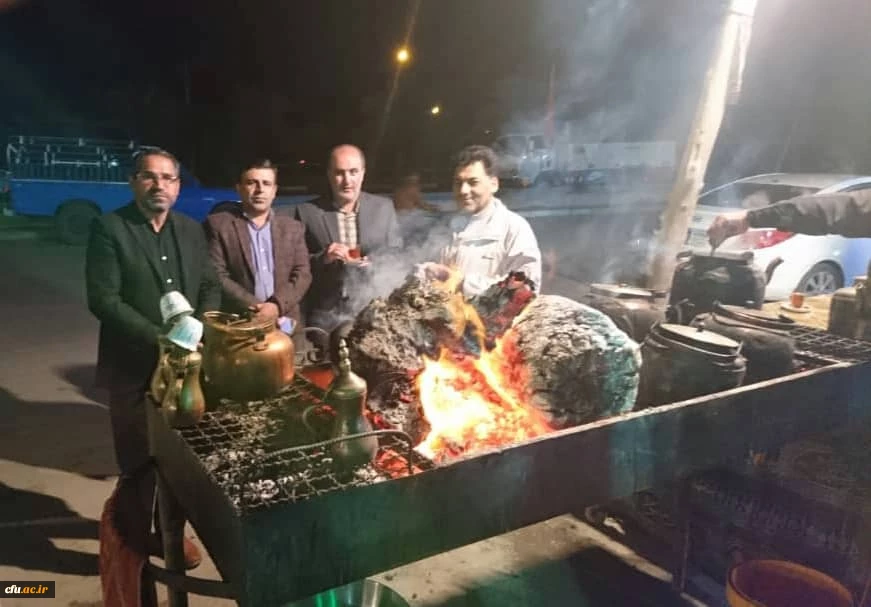 حضور دکتر علی محمدی معاون فرهنگی و اجتماعی دانشگاه فرهنگیان در مرز چذابه خوزستان