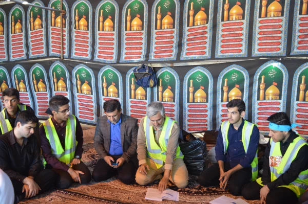 خدمت رسانی به زائران اربعین حسینی در مرز شلمچه خوزستان