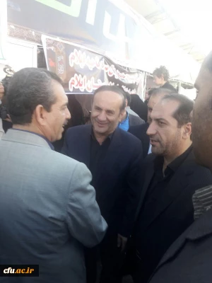 بازدید استاندار ایلام و هیأت همراه از موکب دانشگاه فرهنگیان ایلام