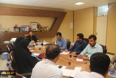 نشست مشترک کارگروه های دانشجویی و ایمنی پردیس های استان هرمزگان تشکیل گردید