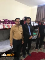 بازدید سرزده مدیر استانی دانشگاه فرهنگیان از سراهای دانشجویی پردیس شهید بهشتی هرمزگان
 2