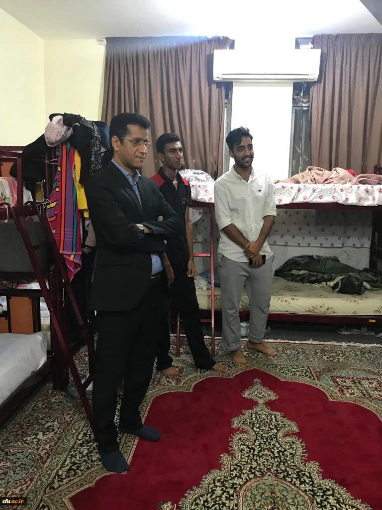 بازدید سرزده مدیر استانی دانشگاه فرهنگیان از سراهای دانشجویی پردیس شهید بهشتی هرمزگان
 2