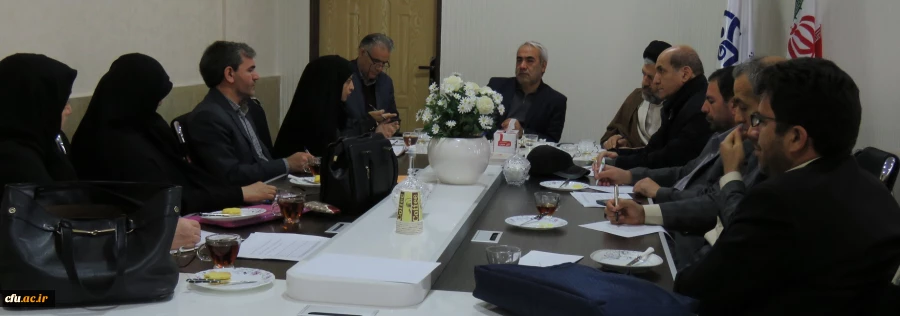 جلسه شورای هم اندیشی اساتید دانشگه فرهنگیان آذربایجان شرقی