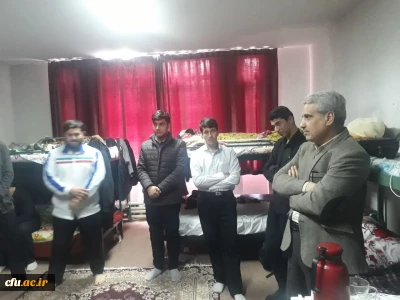 بازدید مدیر کل برنامه ریزی، خدمات و رفاه دانشجویی از بخشهای مختلف پردیس شهید رجایی ارومیه