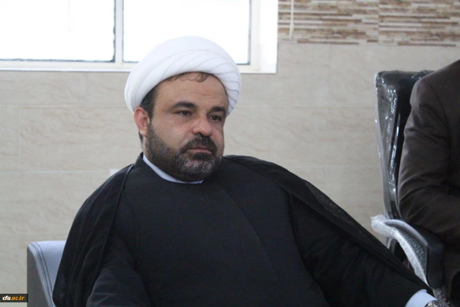 نشست حجة الاسلام و المسلمین خدری رئیس مجمع نمایندگان استان بوشهر با مسئولان دانشگاه فرهنگیان و بازدید از پردیس بنت الهدی صدر  2