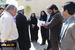 نشست حجة الاسلام و المسلمین خدری رئیس مجمع نمایندگان استان بوشهر با مسئولان دانشگاه فرهنگیان و بازدید از پردیس بنت الهدی صدر  3