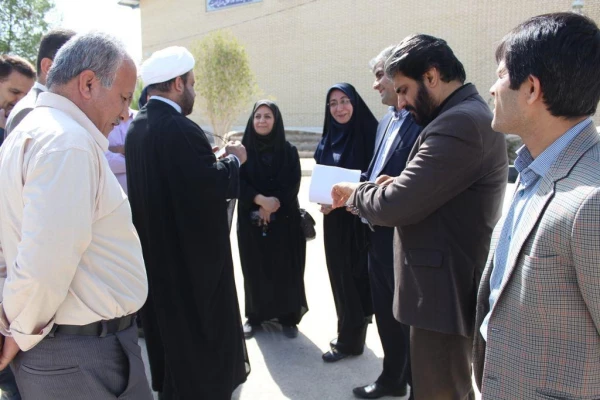 نشست حجة الاسلام و المسلمین خدری رئیس مجمع نمایندگان استان بوشهر با مسئولان دانشگاه فرهنگیان و بازدید از پردیس بنت الهدی صدر  3