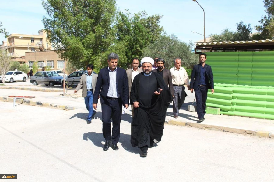 نشست حجة الاسلام و المسلمین خدری رئیس مجمع نمایندگان استان بوشهر با مسئولان دانشگاه فرهنگیان و بازدید از پردیس بنت الهدی صدر  6