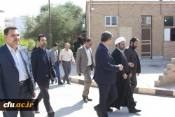 نشست حجة الاسلام و المسلمین خدری رئیس مجمع نمایندگان استان بوشهر با مسئولان دانشگاه فرهنگیان و بازدید از پردیس بنت الهدی صدر  7