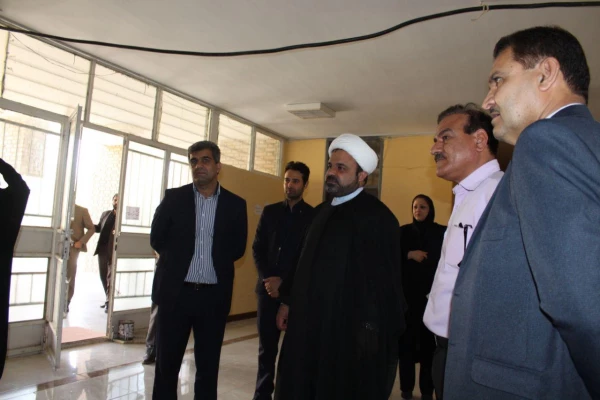 نشست حجة الاسلام و المسلمین خدری رئیس مجمع نمایندگان استان بوشهر با مسئولان دانشگاه فرهنگیان و بازدید از پردیس بنت الهدی صدر  8