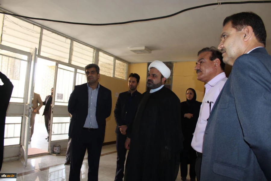نشست حجة الاسلام و المسلمین خدری رئیس مجمع نمایندگان استان بوشهر با مسئولان دانشگاه فرهنگیان و بازدید از پردیس بنت الهدی صدر  8