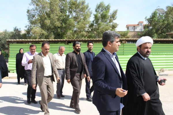 نشست حجة الاسلام و المسلمین خدری رئیس مجمع نمایندگان استان بوشهر با مسئولان دانشگاه فرهنگیان و بازدید از پردیس بنت الهدی صدر  9