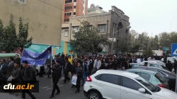 حضور گسترده و پرشور دانشجومعلمان، مسئولان و کارکنان دانشگاه فرهنگیان استان تهران در راهپیمایی 13 آبان 5