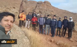 برنامه مشترک تیم کوهنوردی و شورای هم اندیشی اساتید