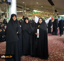 حضور باشکوه مسئولان، استادان و دانشجو معلمان دانشگاه فرهنگیان استان مرکزی در راهپیمایی ۱۳ آبان 5