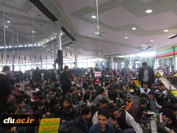 حضور باشکوه مسئولان، استادان و دانشجو معلمان دانشگاه فرهنگیان استان مرکزی در راهپیمایی ۱۳ آبان 8