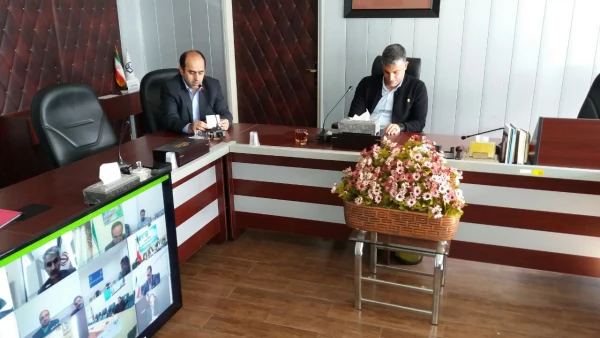 نشست مدیرکل دفتر مرکزی حراست با مسئولین حراست استانی از طریق ویدئو کنفرانس 2
