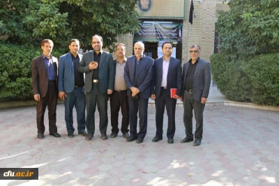 بازدید مسئولان حوزه سیاسی، امنیتی و اجتماعی استانداری یزد از دانشگاه فرهنگیان استان