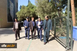 بازدید مسئولین حوزه سیاسی، امنیتی و اجتماعی استانداری از دانشگاه فرهنگیان یزد 4