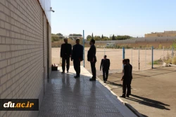 بازدید مسئولین حوزه سیاسی، امنیتی و اجتماعی استانداری از دانشگاه فرهنگیان یزد 9