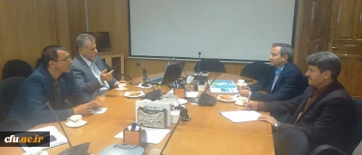 جلسه مشترک رییس صندوق حمایت از پژوهشگران و فناوران کشور و معاون پژوهش و فناوری دانشگاه برگزار شد