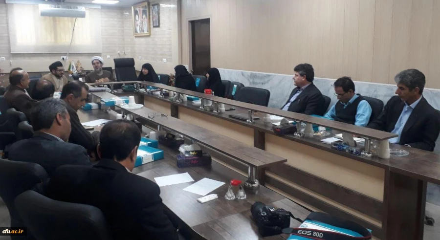 بیست و هفتمین جلسه شورای اداری دانشگاه فرهنگیان استان کرمان